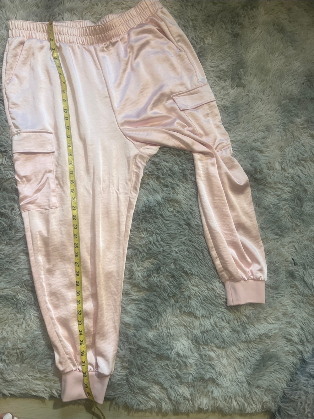 INC International Concepts Light Pink Track Jogger Pants - Picture 5 of 9